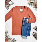 IN STOCK Leah Long Sleeve Top - Pumpkin | Women's Casual Top FINAL SALE