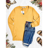 IN STOCK Leah Long Sleeve Top - Mustard | Women's Casual Top FINAL SALE