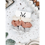 IN STOCK Chenille Scrunchie Trio