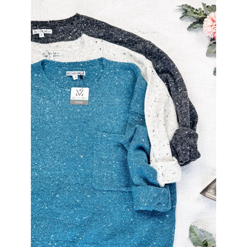 IN STOCK Confetti Sweater - Blue