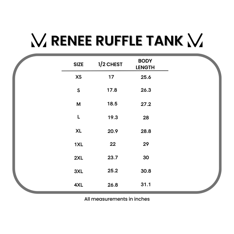 IN STOCK Renee Ruffle Tank - Teal FINAL SALE