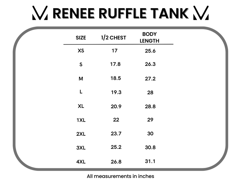 IN STOCK Renee Ruffle Tank - Neutral Abstract FINAL SALE