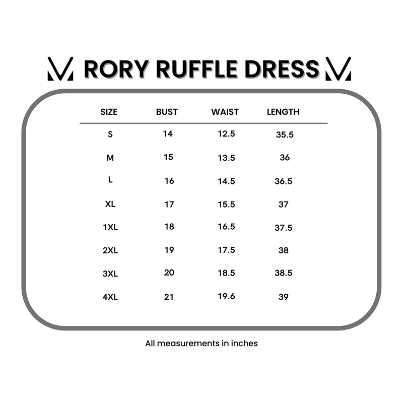 IN STOCK Rory Ruffle Dress - Black Daisies