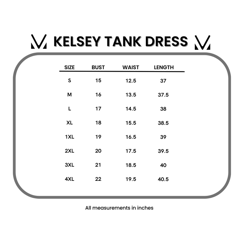 IN STOCK Kelsey Tank Dress - Dusty Blue Floral