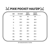 IN STOCK Pixie Pocket Halfzip Hoodie - Light Grey