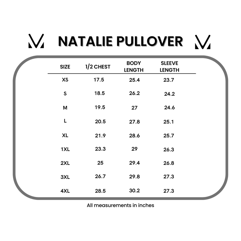 IN STOCK Natalie Pullover - Neutral Floral Pattern Mix
