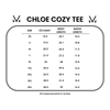 IN STOCK Chloe Cozy Tee - Purple | Women's V-Neck Top