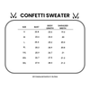 IN STOCK Confetti Sweater - Charcoal