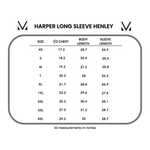 IN STOCK Harper Long Sleeve Henley - Black