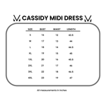 IN STOCK Cassidy Midi Dress - Black and White Floral | Women’s Dress FINAL SALE