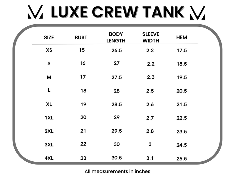 IN STOCK Luxe Crew Tank - Micro Ivory Floral | Women's Tank Top FINAL SALE