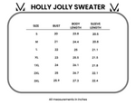 IN STOCK Holly Jolly Sweater - Gold + Silver Trees