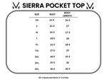 IN STOCK Sierra Pocket Top - Grey