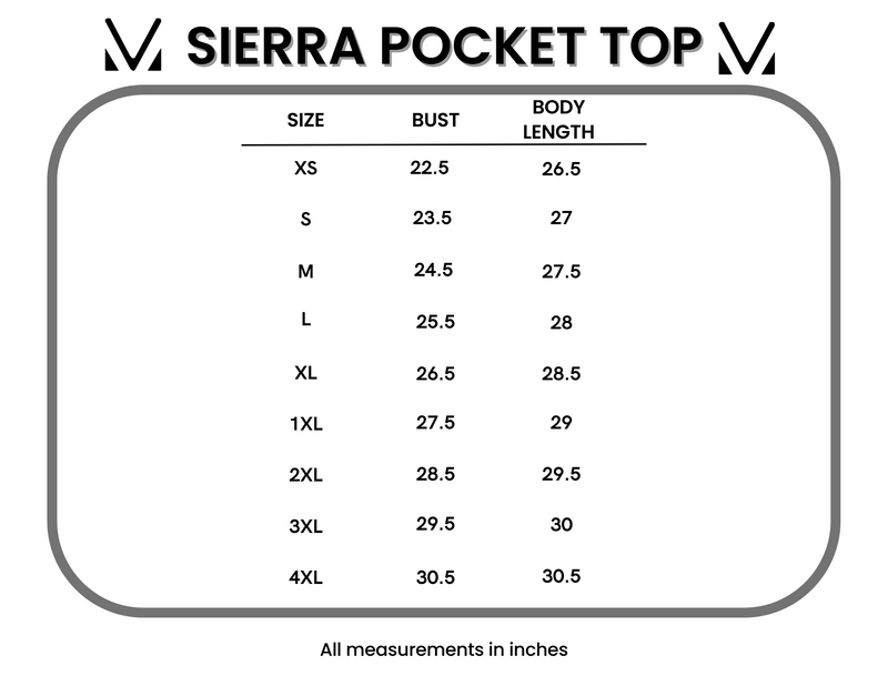 IN STOCK Sierra Pocket Top - Grey