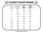 IN STOCK Classic Fullzip Hoodie - Black and Fall Floral FINAL SALE