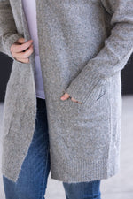 IN STOCK Madison Cozy Cardigan - Stormy Clouds