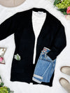 IN STOCK Madison Cozy Cardigan - Jet Black