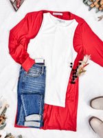 IN STOCK Classic Cardigan - Red