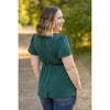 IN STOCK Emery Ruffle Top - Hunter Green | Women's Blouse FINAL SALE