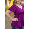 IN STOCK Emery Ruffle Top - Purple | Women's Blouse FINAL SALE