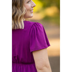 IN STOCK Emery Ruffle Top - Purple | Women's Blouse FINAL SALE