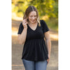 IN STOCK Emery Ruffle Top - Black | Women's Blouse FINAL SALE