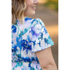 IN STOCK Emery Ruffle Top - Blue Floral | Women's Blouse FINAL SALE