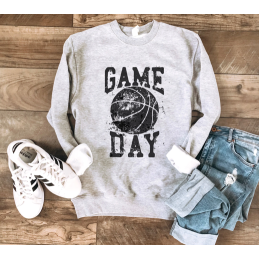 *** pre order game day grunge sweatshirt