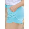 IN STOCK French Terry Stevie Shorts - Capri Blue | Women's Casual Shorts FINAL SALE