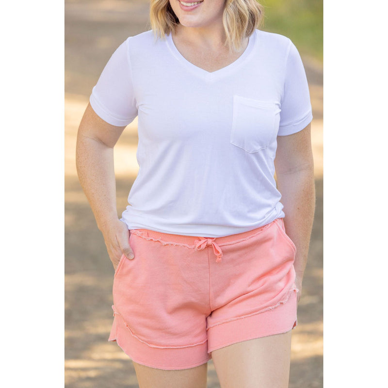 IN STOCK French Terry Stevie Shorts - Desert Flower | Women's Casual Shorts FINAL SALE