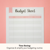 Budget & Expense Tracker – Weekly A6 Finance Sheets