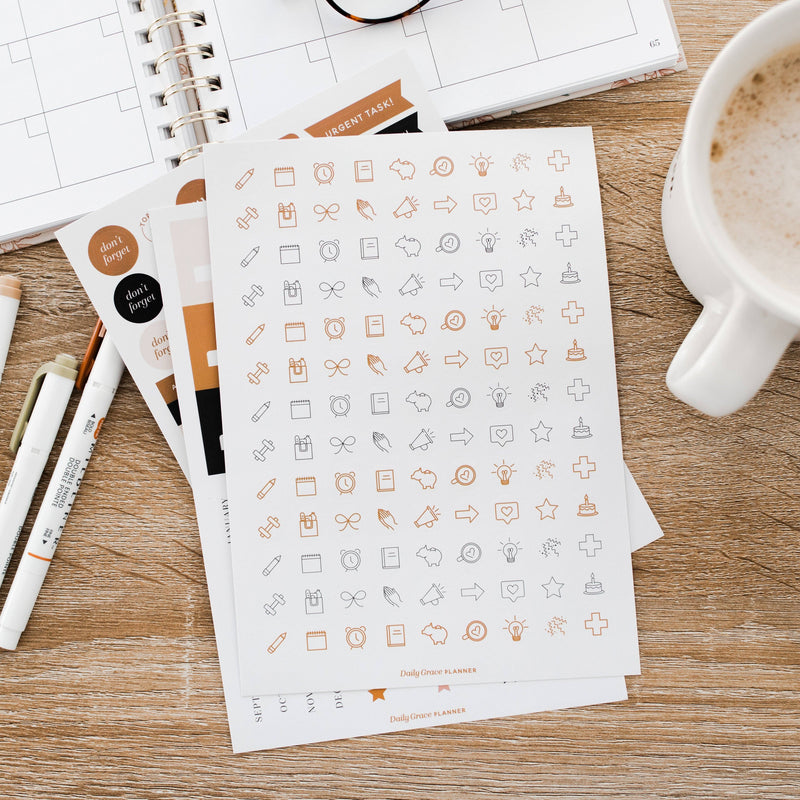 Daily Grace Planner Stickers | Classic