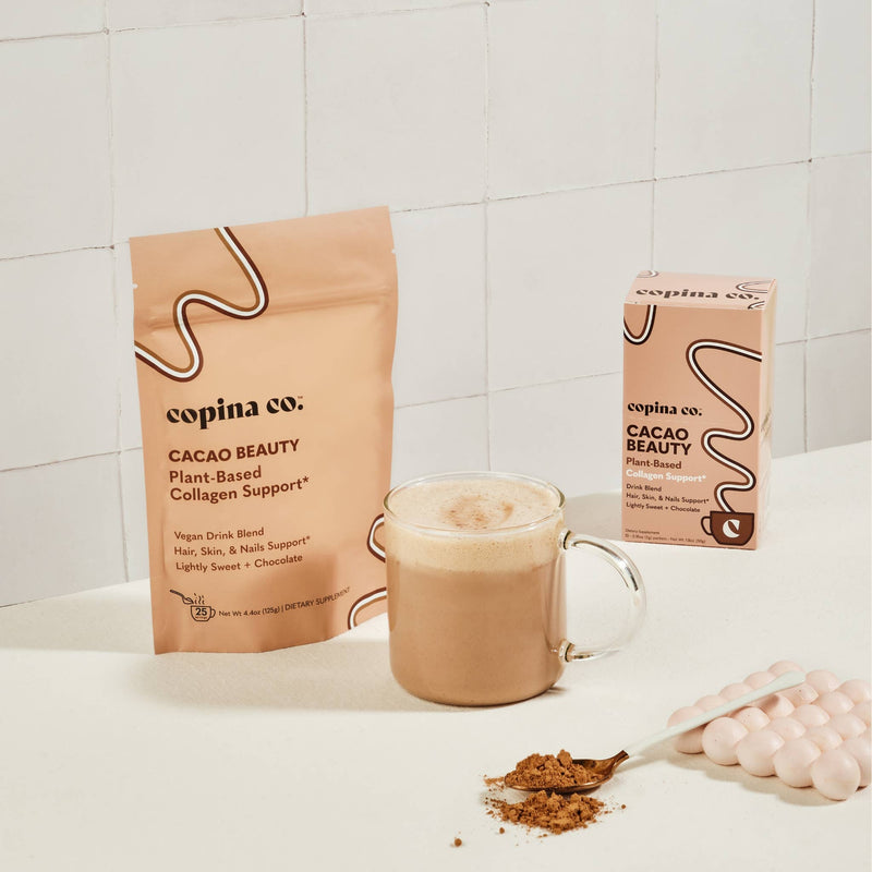 Cacao Beauty Vegan Collagen Boost Hot Cocoa Blend