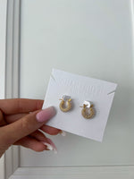 DAINTY PEARL HOOPS